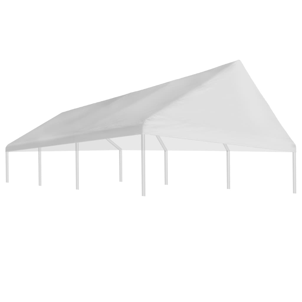 vidaXL Toit de tente de réception 3 x 6 m Blanc