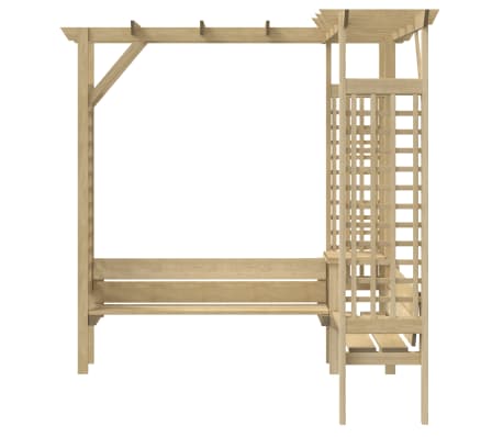 Eckpergola Mit Bank