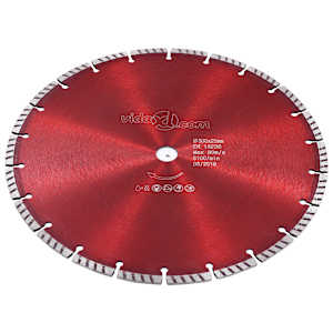 Diamantový řezací kotouč turbo ocel 300 mm - obrázek 2