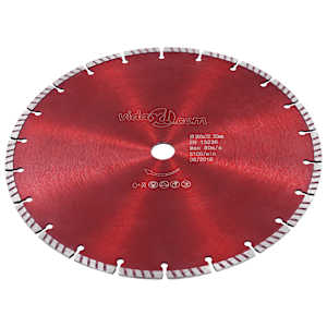 vidaXL Turbo deimantinis pjovimo diskas, plienas, 300mm