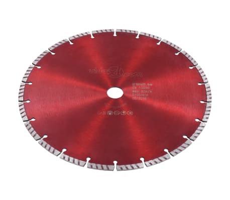 vidaXL Диамантен режещ диск, турбо, стомана, 300 мм
