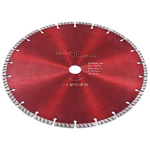 vidaXL Turbo deimantinis pjovimo diskas, plienas, 300mm