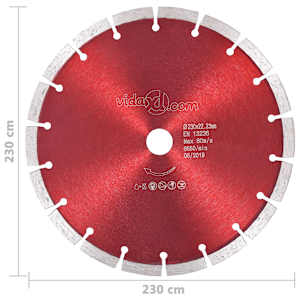 Diamantový řezací kotouč ocel 230 mm - obrázek 4
