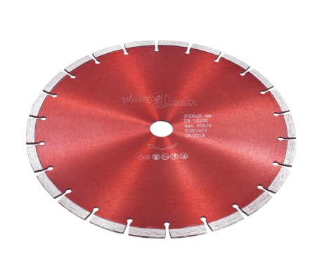 vidaXL Disque de coupe diamanté Acier 300 mm