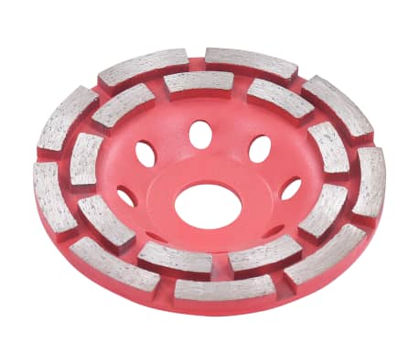 vidaXL Diamond Grinding Cup Wheel with Double Row 115mm