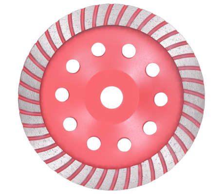 vidaXL Disco de diamante com turbo 180 mm para rebarbadora vidaXL Disco de diamante com turbo 180 mm para rebarbadora