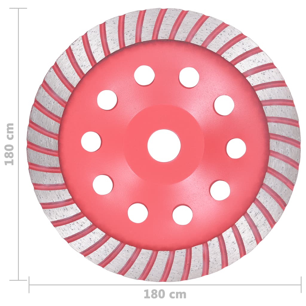 Gyémánt csiszolótárcsa turbóval 180 mm 