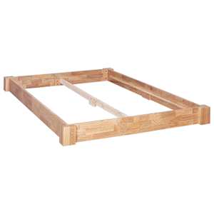 vidaXL Πλαίσιο Κρεβατιού 140 x 200 εκ. από Μασίφ Ξύλο Δρυός