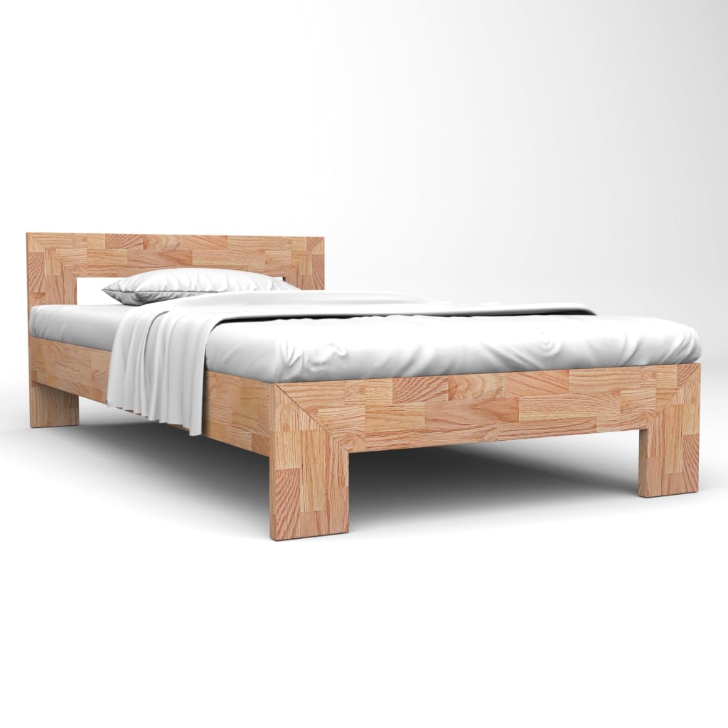 Rám postele masivní dubové dřevo 160 x 200 cm