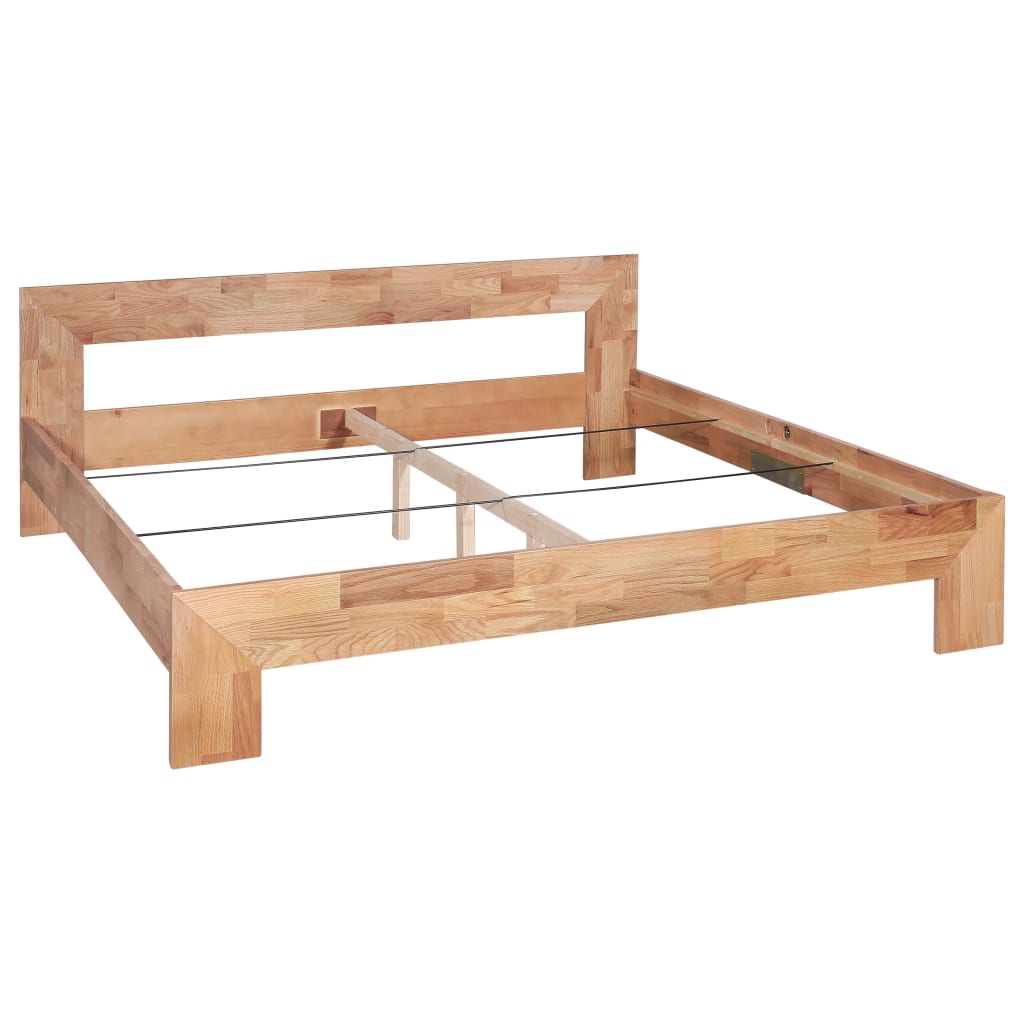 

vidaXL Bedframe massief eikenhout 180x200 cm