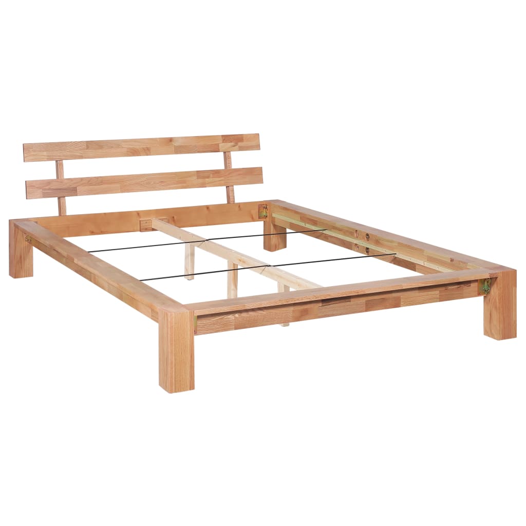 

vidaXL Bedframe massief eikenhout 140x200 cm