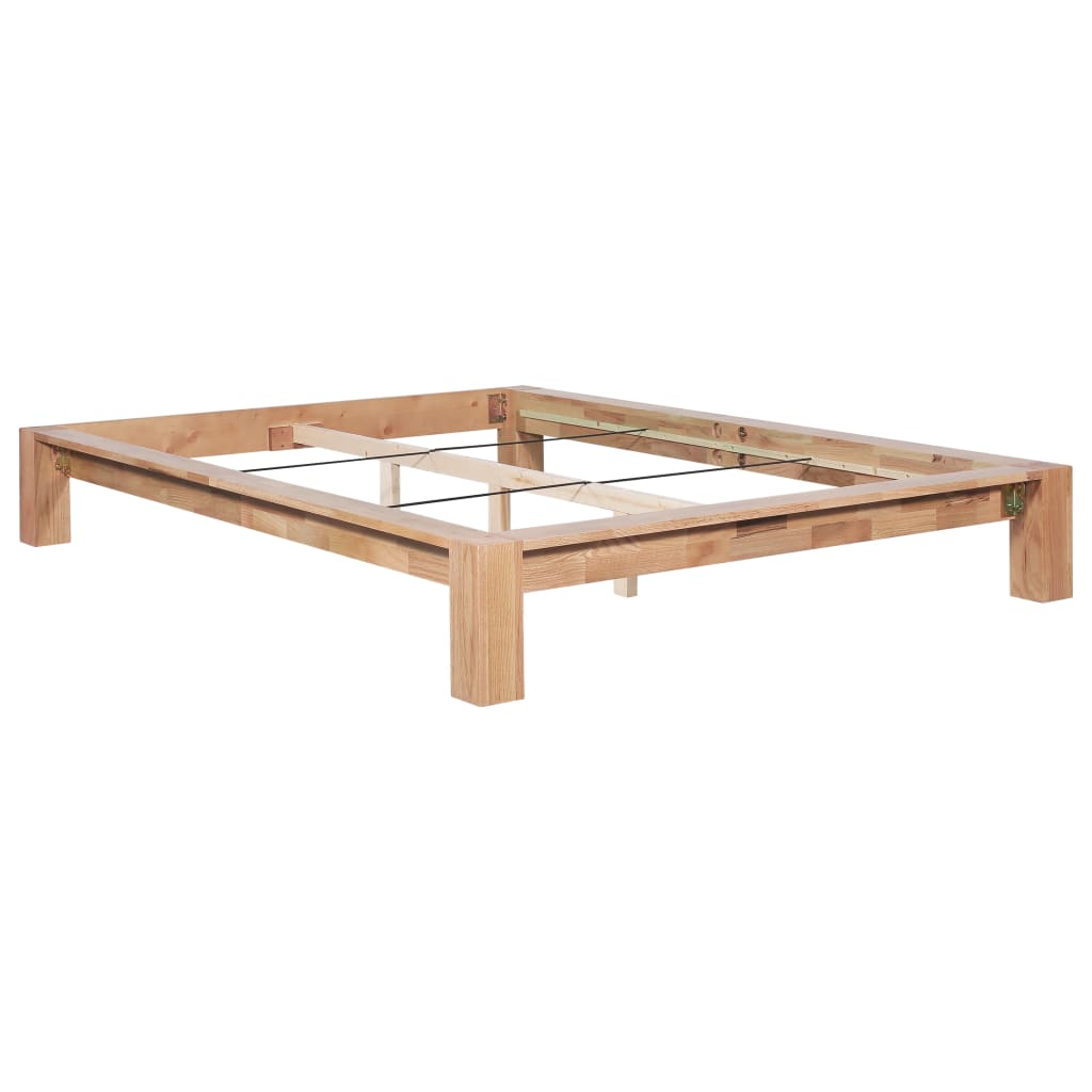 

vidaXL Bedframe massief eikenhout 140x200 cm