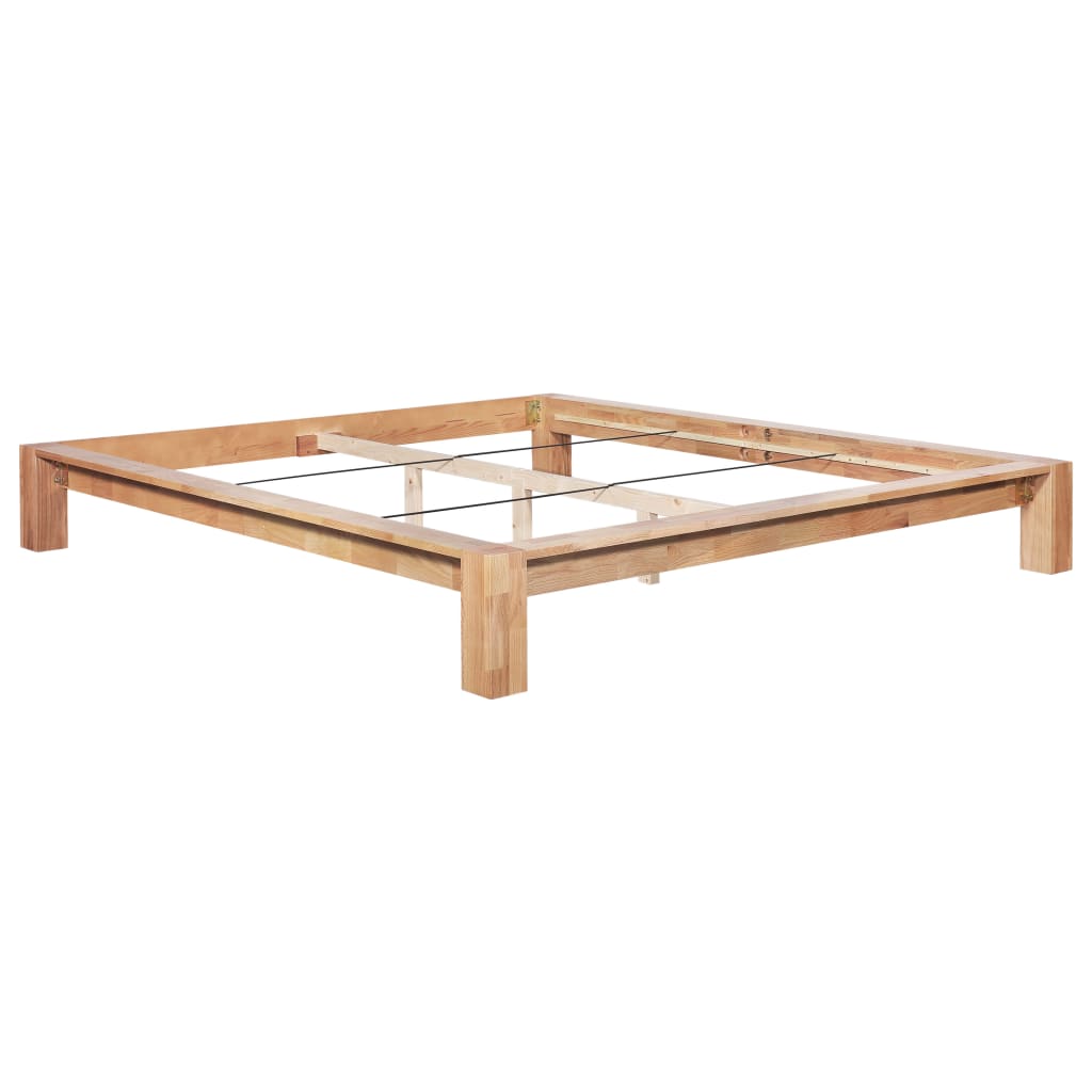 

vidaXL Bedframe massief eikenhout 180x200 cm