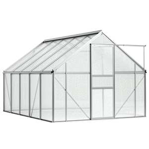 vidaXL V&auml;xthus aluminium 15,1 m&sup3;