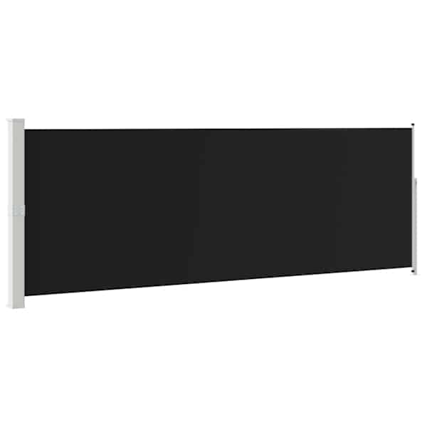 vidaXL lahtit&otilde;mmatav k&uuml;lgsein, 160 x 514 cm, must