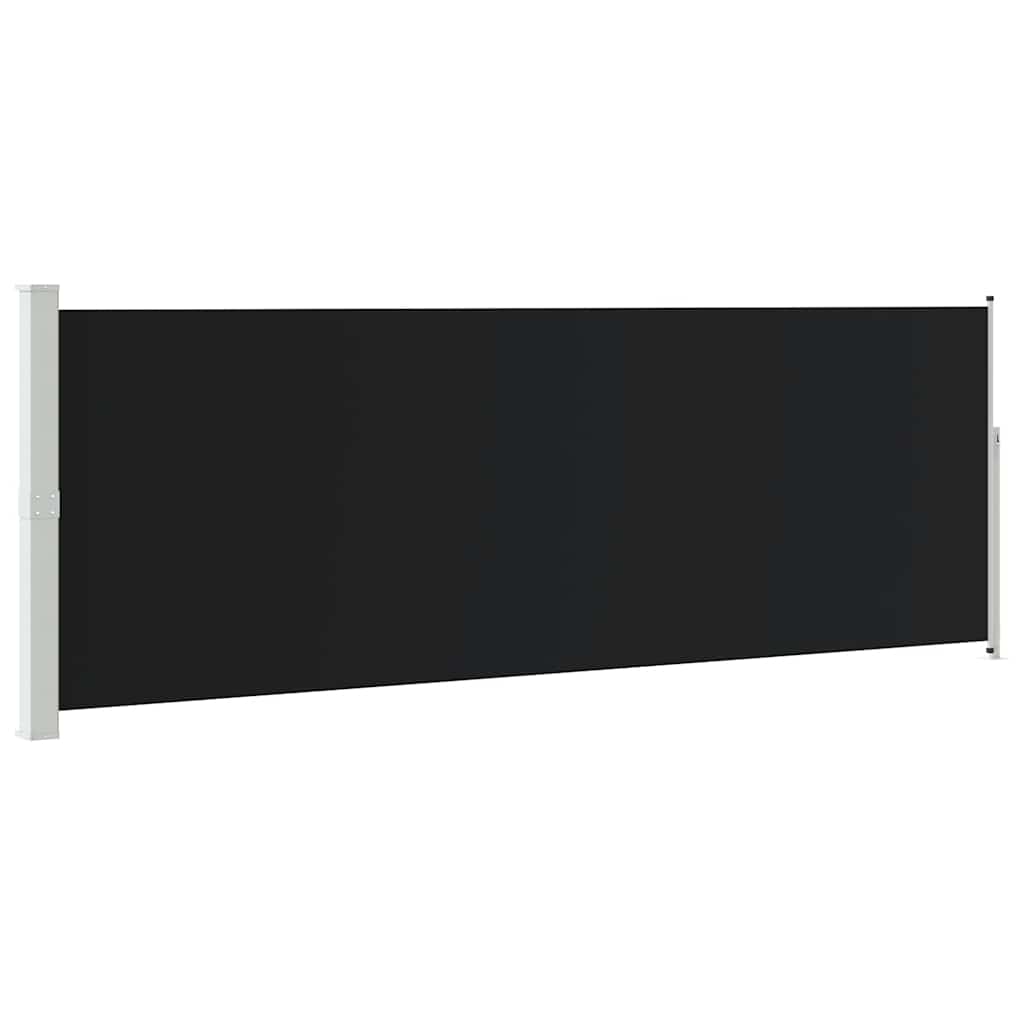 Zložljiva stranska tenda 160x514 cm črna