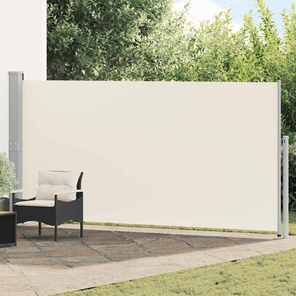 Auvent latéral rétractable 160 x 500 cm Crème
