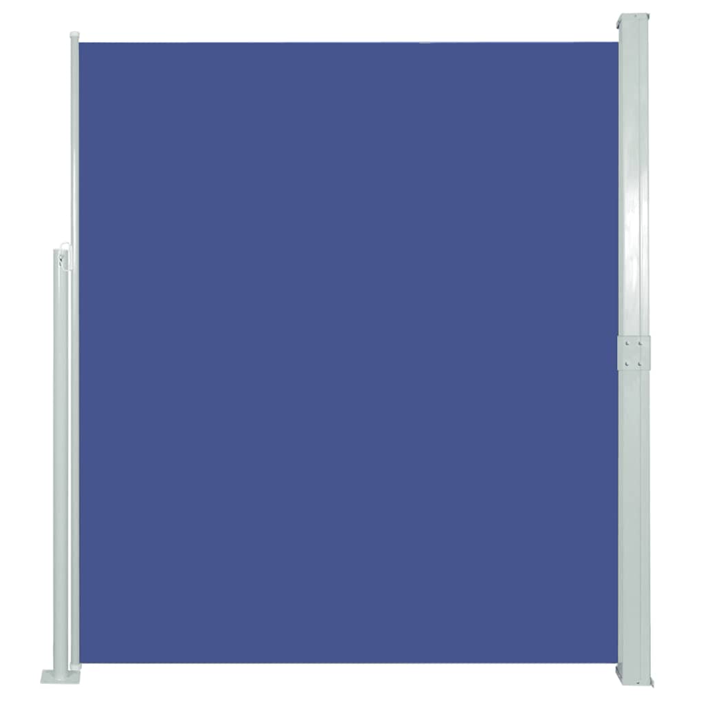 vidaXL Zatahovací boční markýza / zástěna 160 x 500 cm modrá