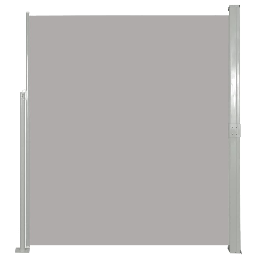 

vidaXL Retractable Side Awning 63"x196.9"Gray