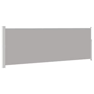 Zatahovací boční markýza / zástěna 160 x 500 cm šedá - obrázek 2
