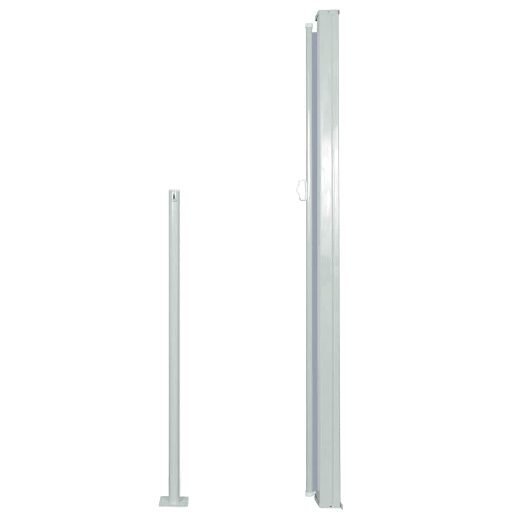 vidaXL Windscherm uittrekbaar 160x500 cm grijs afbeelding