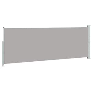 Zatahovací boční markýza / zástěna 160 x 500 cm šedá - obrázek 6