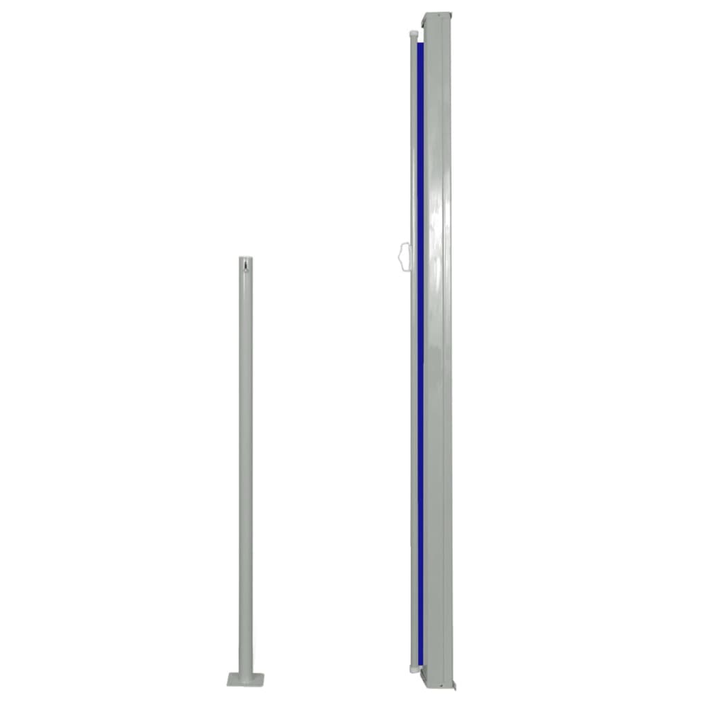 

vidaXL Zijluifel uittrekbaar 180x500 cm blauw