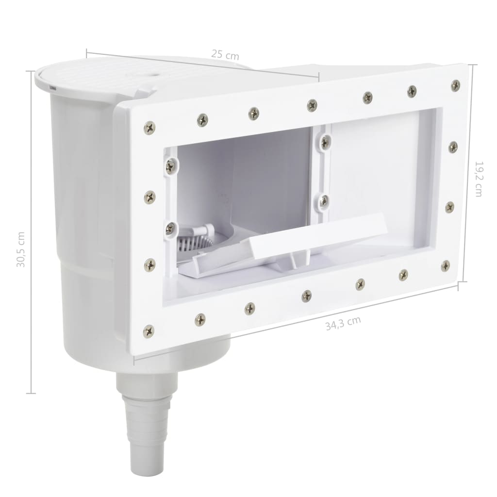Skimmer A Bocca Larga Per Piscina 11 Pz 34,3x25x30,5 Cm VidaXL 19 width=274