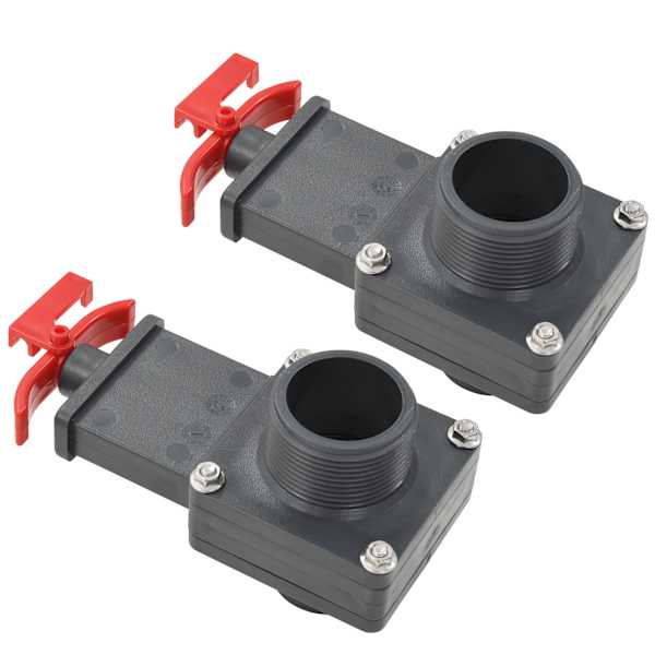 vidaXL basseini siiberventiil 2 tk 1,5"