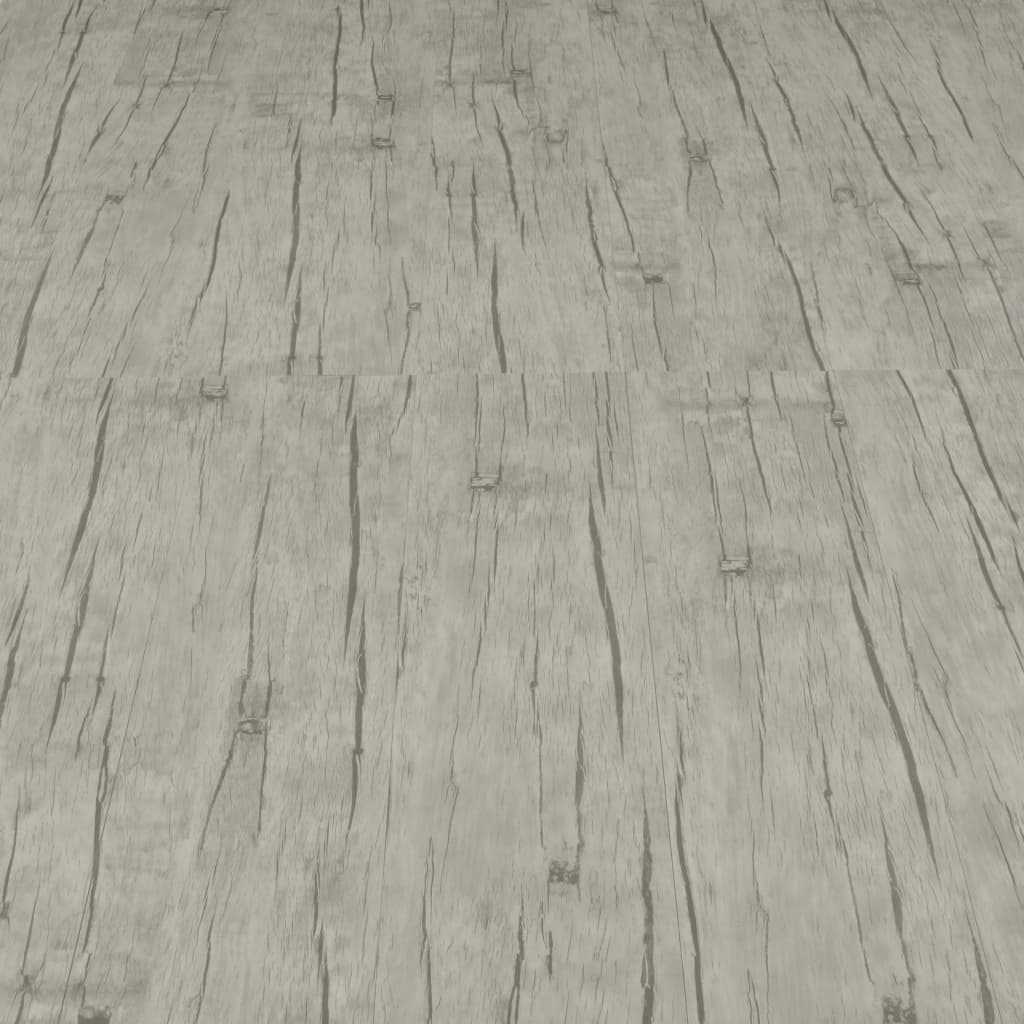 Fakó tölgyszínű öntapadós PVC padlódeszkák 4,46 m² 3 mm 