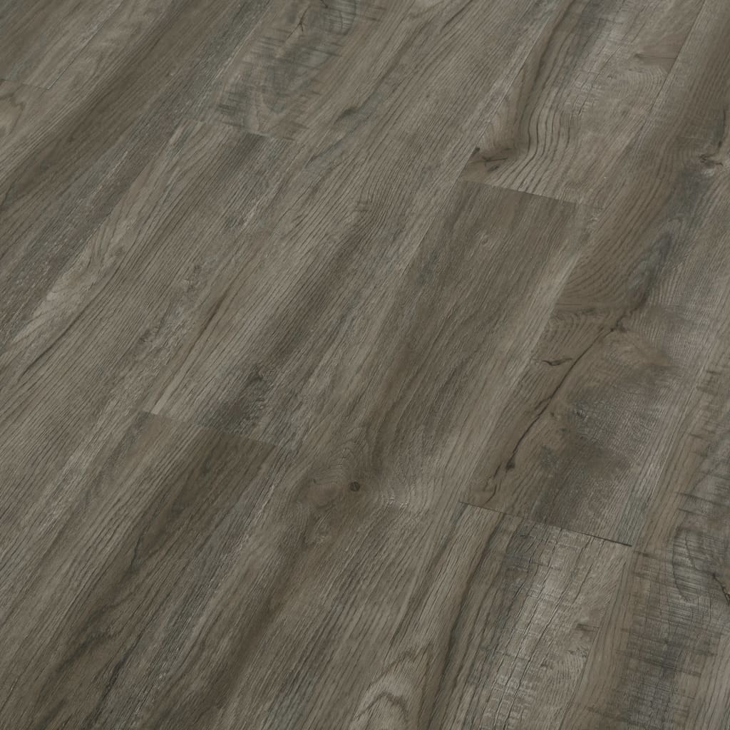 vidaXL Plăci podea cu îmbinare clic, gri & maro 3,51 m² 4 mm, PVC