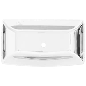 vidaXL Lavabo 71 x 38 x 13,5 cm C&eacute;ramique Argent&eacute;
