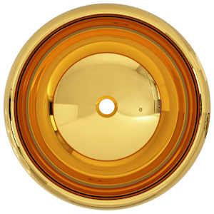 vidaXL Lavabo 40 x 15 cm C&eacute;ramique Dor&eacute;