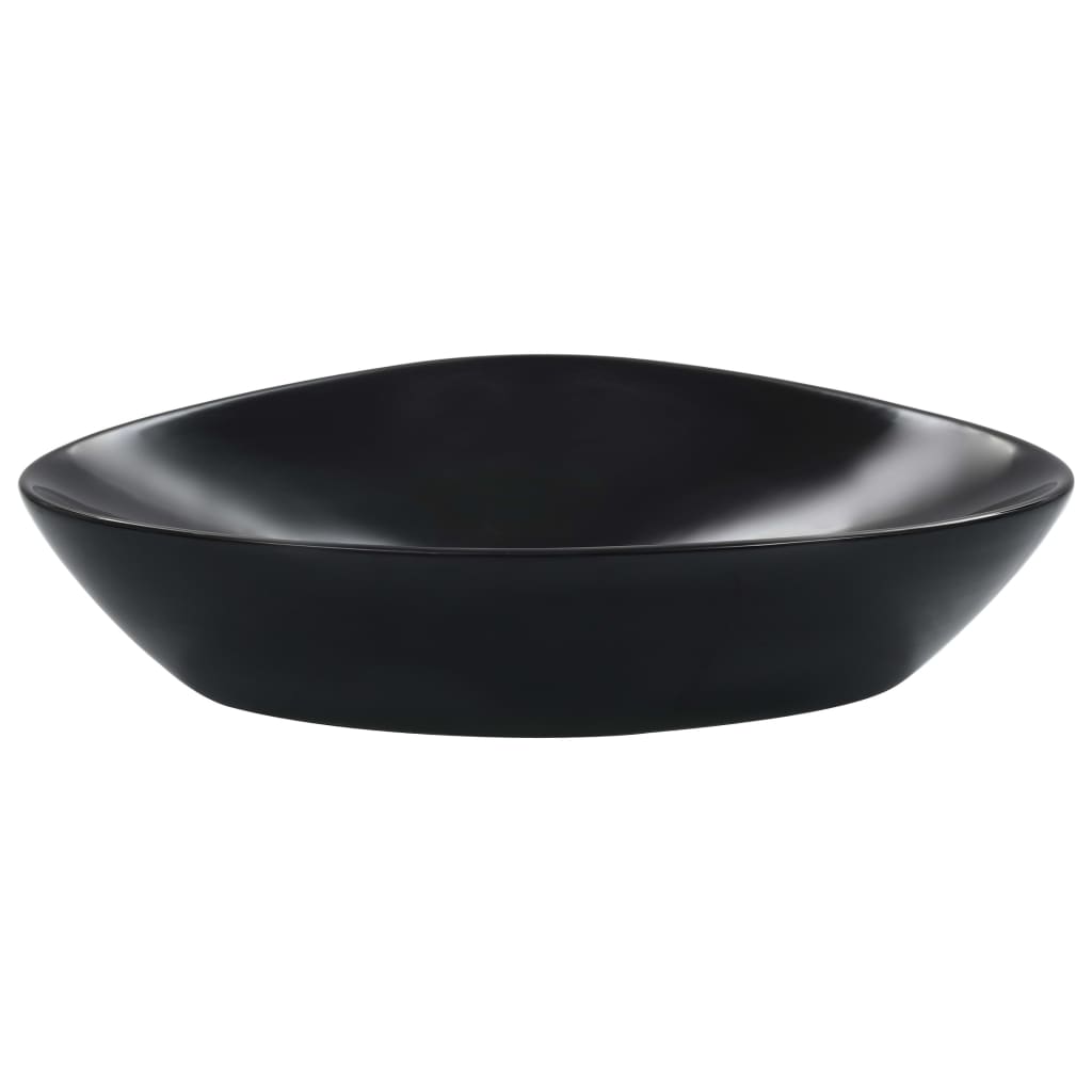 vidaXL Pesuallas 58,5x39x14 cm keraaminen musta