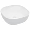 vidaXL valamu, 42,5 x 42,5 x 14,5 cm, keraamiline, valge