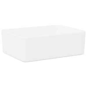 vidaXL valamu, 40 x 30 x 13 cm, keraamiline, valge
