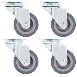 vidaXL p&ouml;&ouml;rlevad rattad 4 tk 50 mm