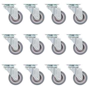 vidaXL p&ouml;&ouml;rlevad rattad 12 tk 50 mm
