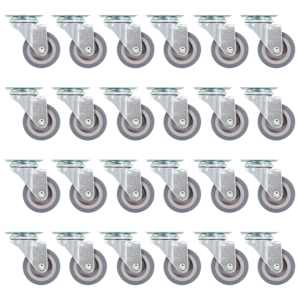 vidaXL p&ouml;&ouml;rlevad rattad 24 tk 50 mm