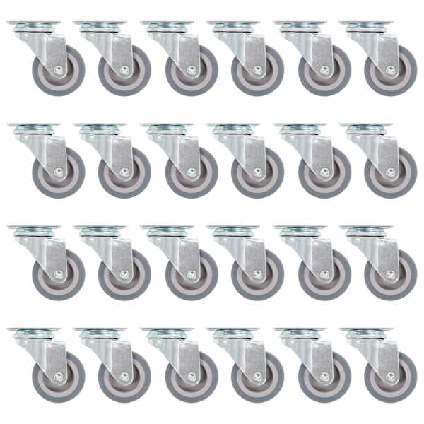 vidaXL p&ouml;&ouml;rlevad rattad 24 tk 50 mm