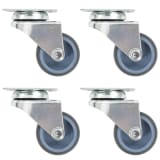 vidaXL Rodas giratórias duplas 4 pcs 50 mm