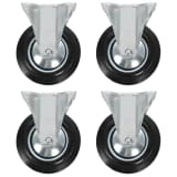 vidaXL Rodas fixas 4 pcs 160 mm