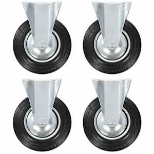 vidaXL fikseeritud rattad 4 tk, 200 mm