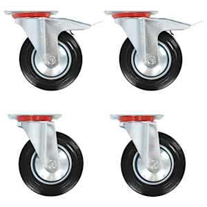Gibljiva kolesa 4 kosi 160 mm