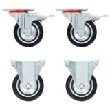 vidaXL Rodas 4 pcs 75 mm
