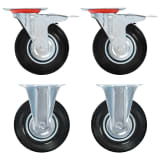 vidaXL Rodas 4 pcs 125 mm