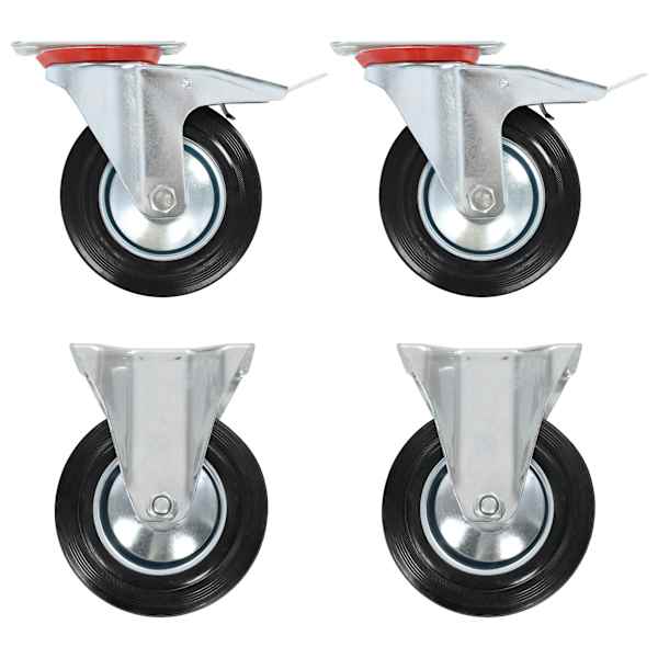 vidaXL rattad 4 tk, 160 mm