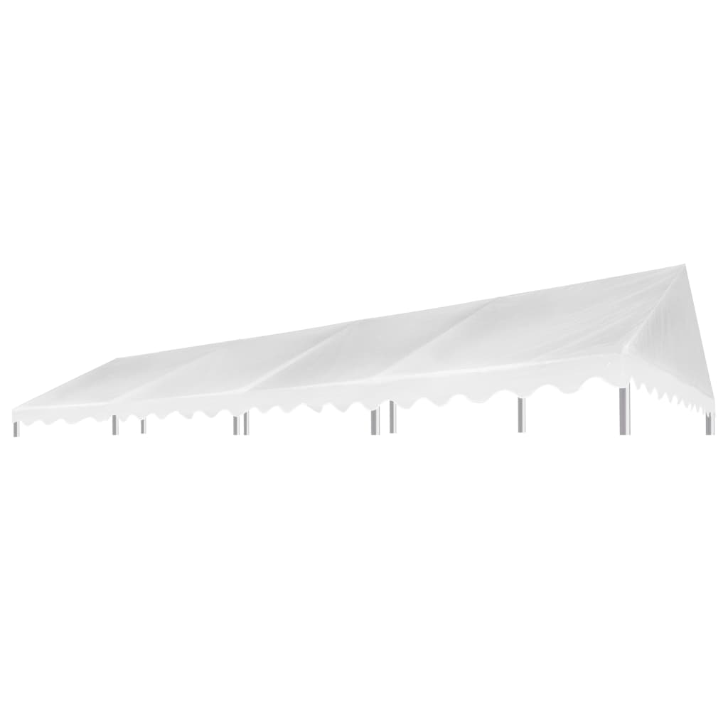 vidaXL Acoperiș pentru cort de petrecere, alb, 4 x 8 m, 450 g / m²