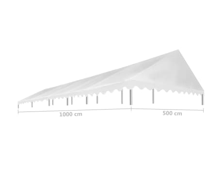 Handla vidaXL Tak till partytält 5x10 m vit 450 gm² | vidaXL.se Handla vidaXL Partytält 10x5 m vit | vidaXL.se