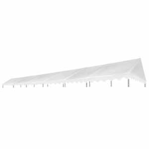 vidaXL Κάλυμμα Τέντας Εκδηλώσεων Λευκό 6 x 12 μ. 450 γρ./μ²